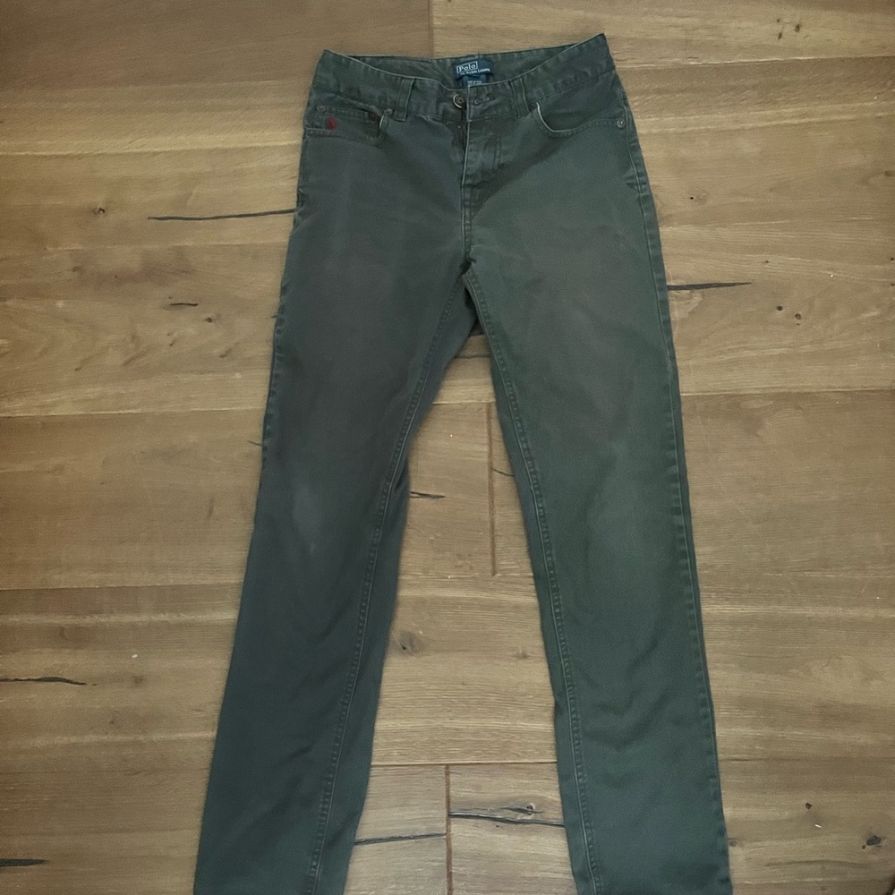 Ralph Lauren Green Straight Leg Jeans